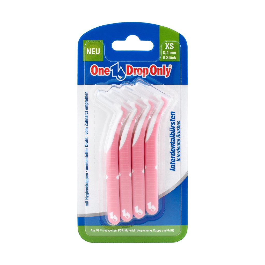 ONE DROP Only Interdentalbürsten XS 0,4 mm rosa