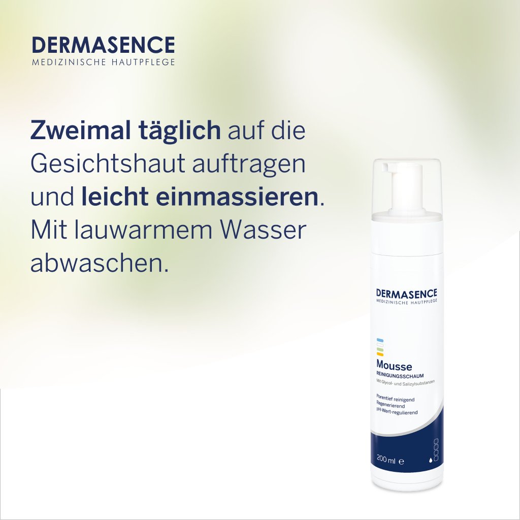 DERMASENCE Mousse Reinigungsschaum, 200 ml