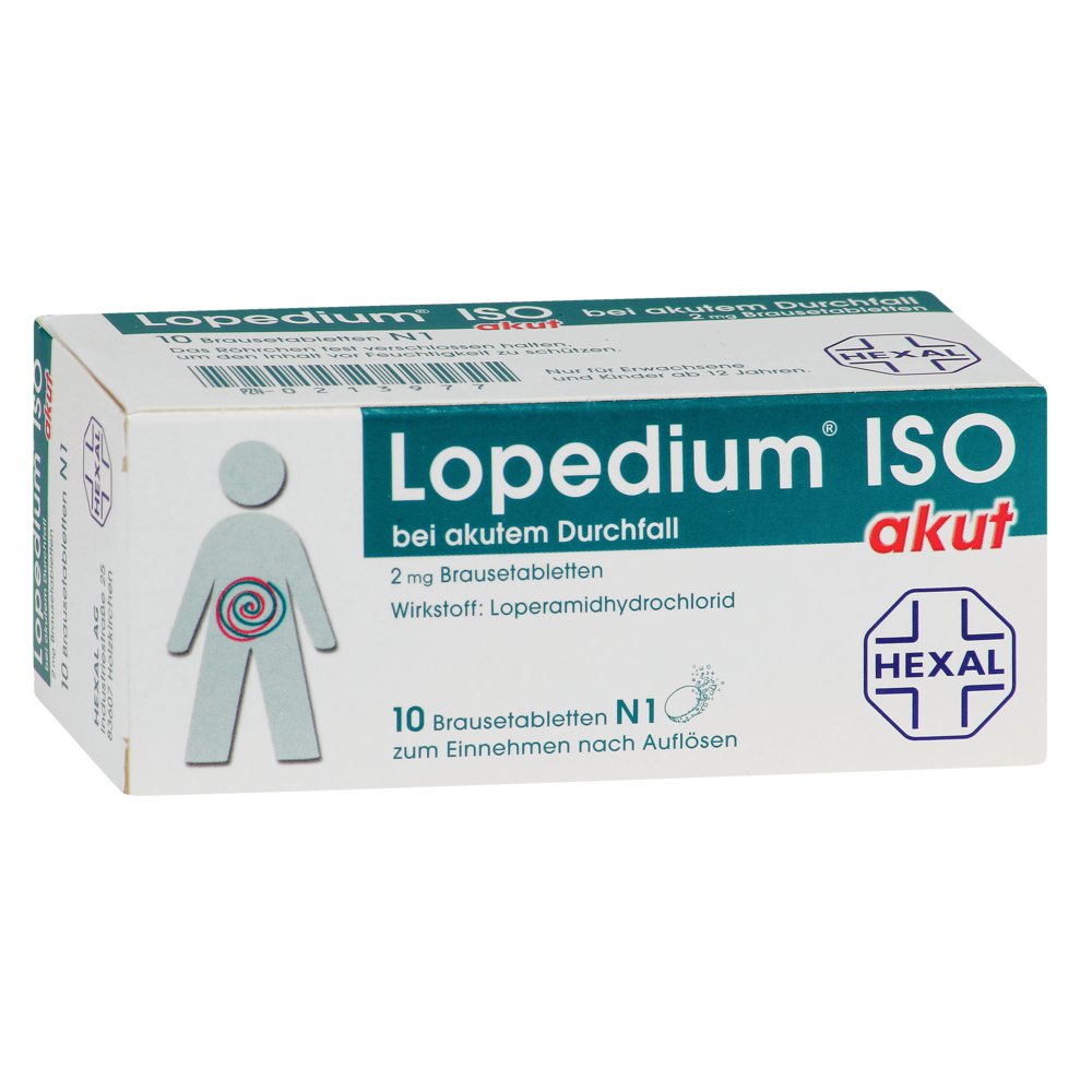 LOPEDIUM akut ISO bei akut.Durchf. Brausetabletten