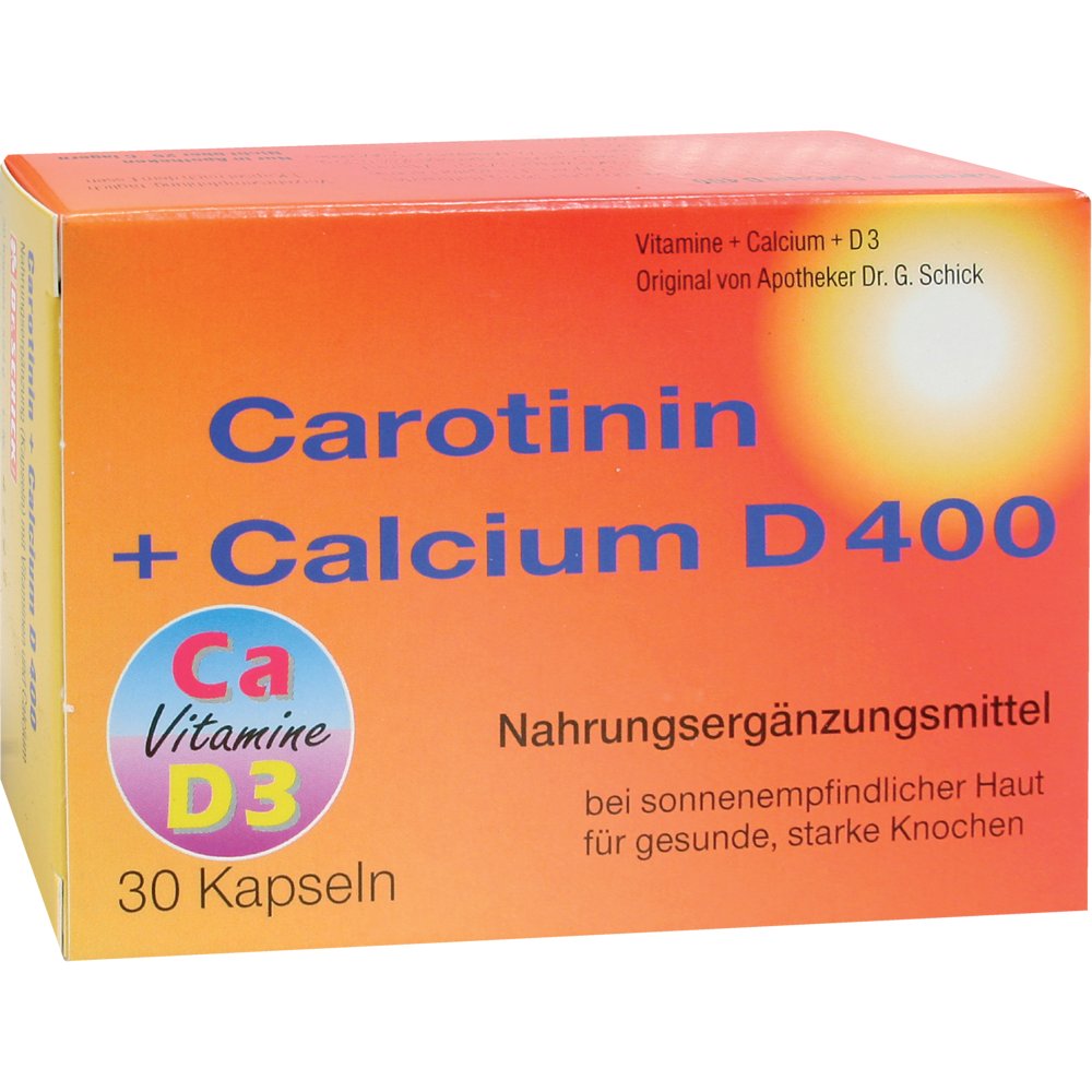 CAROTININ+Calcium D 400 Kapseln