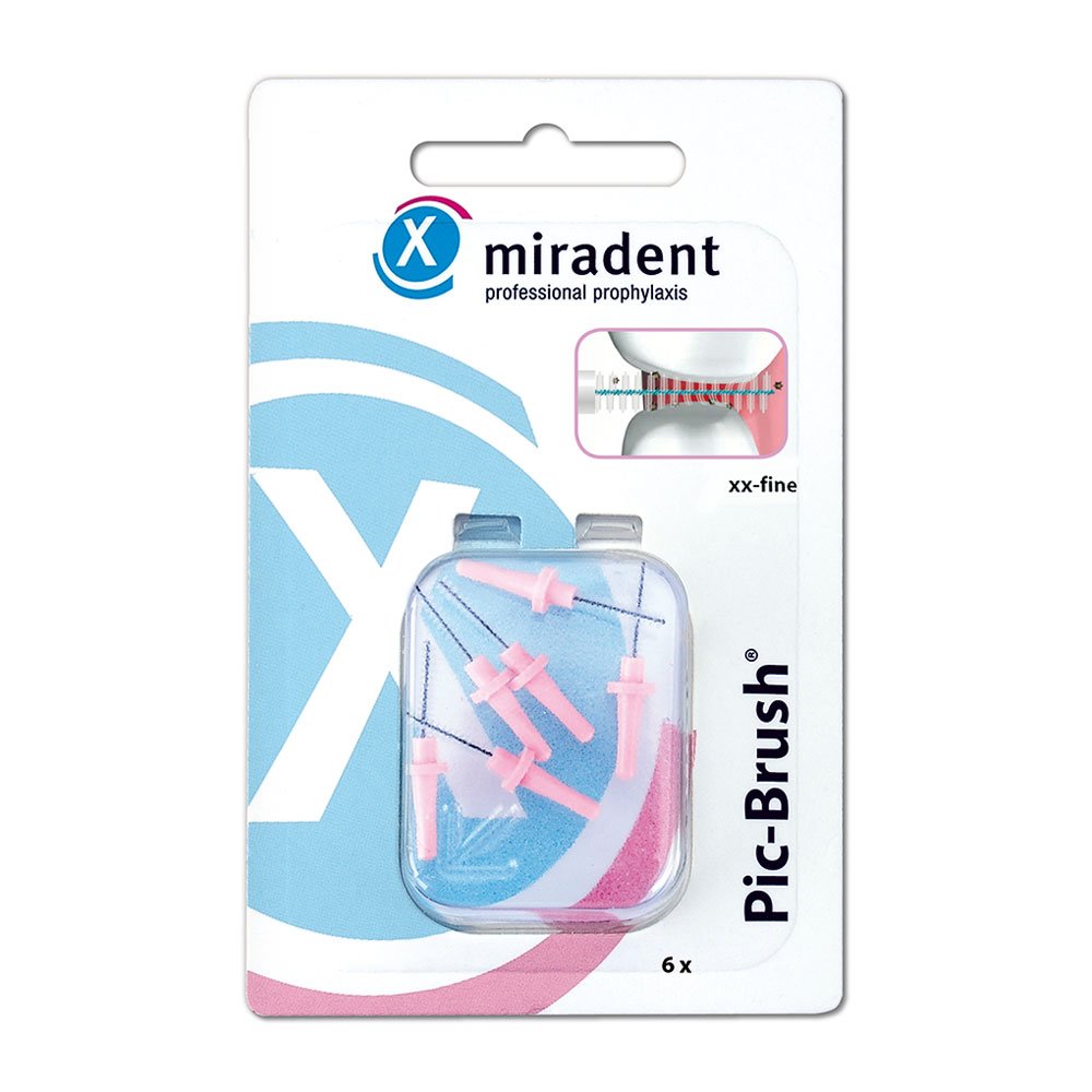 MIRADENT Interd.Pic-Brush Ersatzb.xx-fein pink