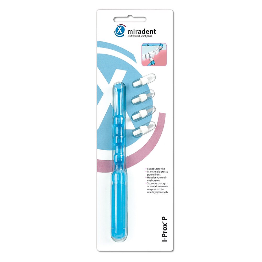 MIRADENT Spitzbürsten-Kit I-Prox P tra.blau 1H.4B.