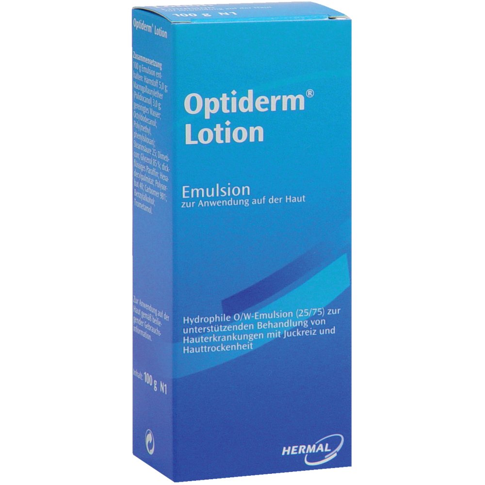 Optiderm Lotion bei Juckreiz und trockener Haut