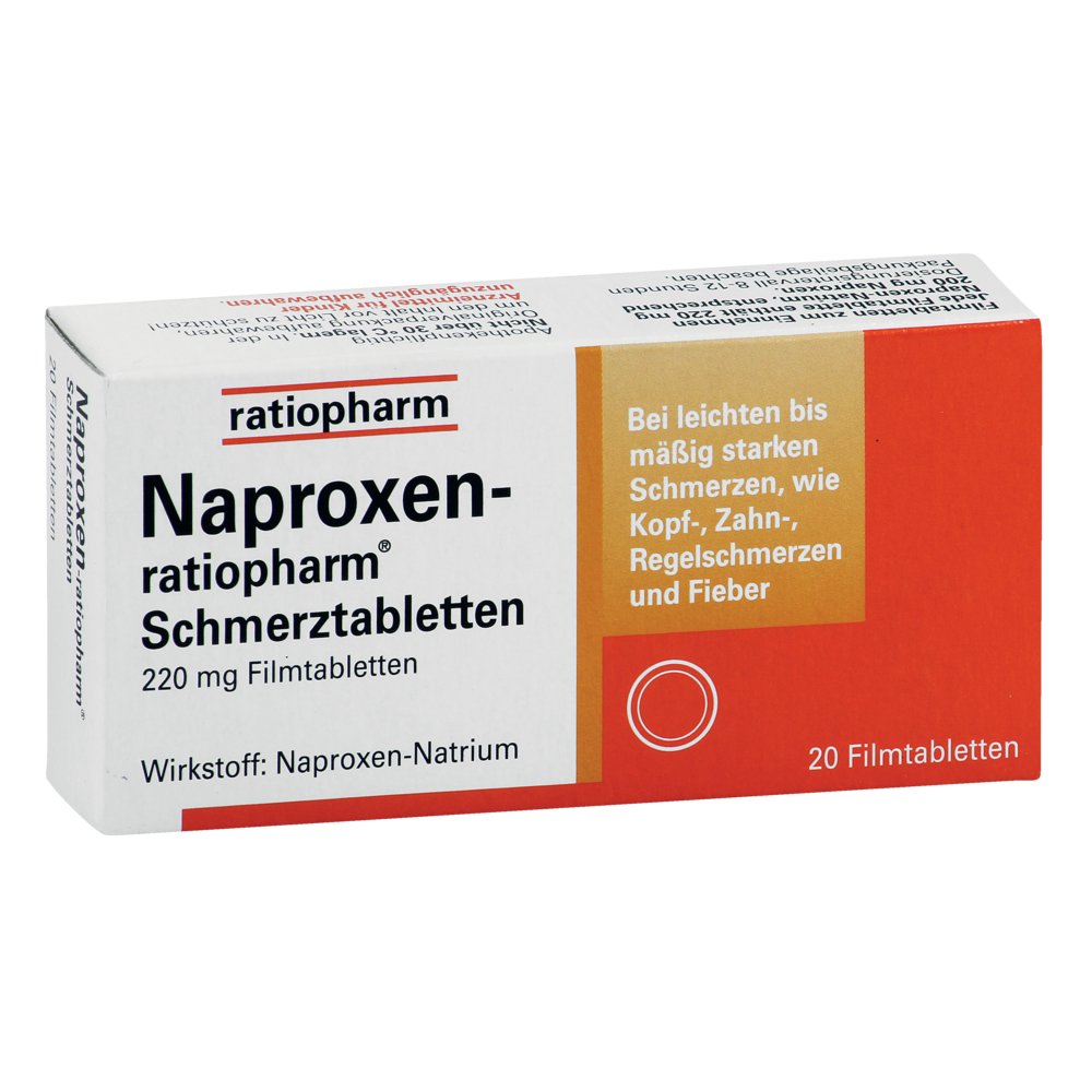 NAPROXEN-ratiopharm Schmerztabl. Filmtabletten