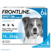 Frontline Spot on Floh- und Zeckenschutz f. Hunde M 6 Pip.