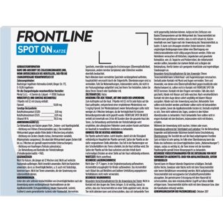 Frontline Spot on Floh- und Zeckenschutz f. Katzen 6 Pip.