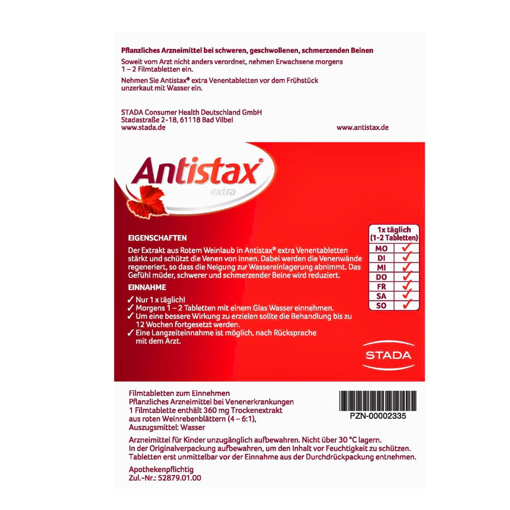 ANTISTAX extra Venentabletten