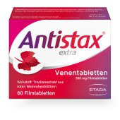 Antistax® extra Venentabletten, bei müden, schweren Beinen, Venenschwäche & Krampfadern