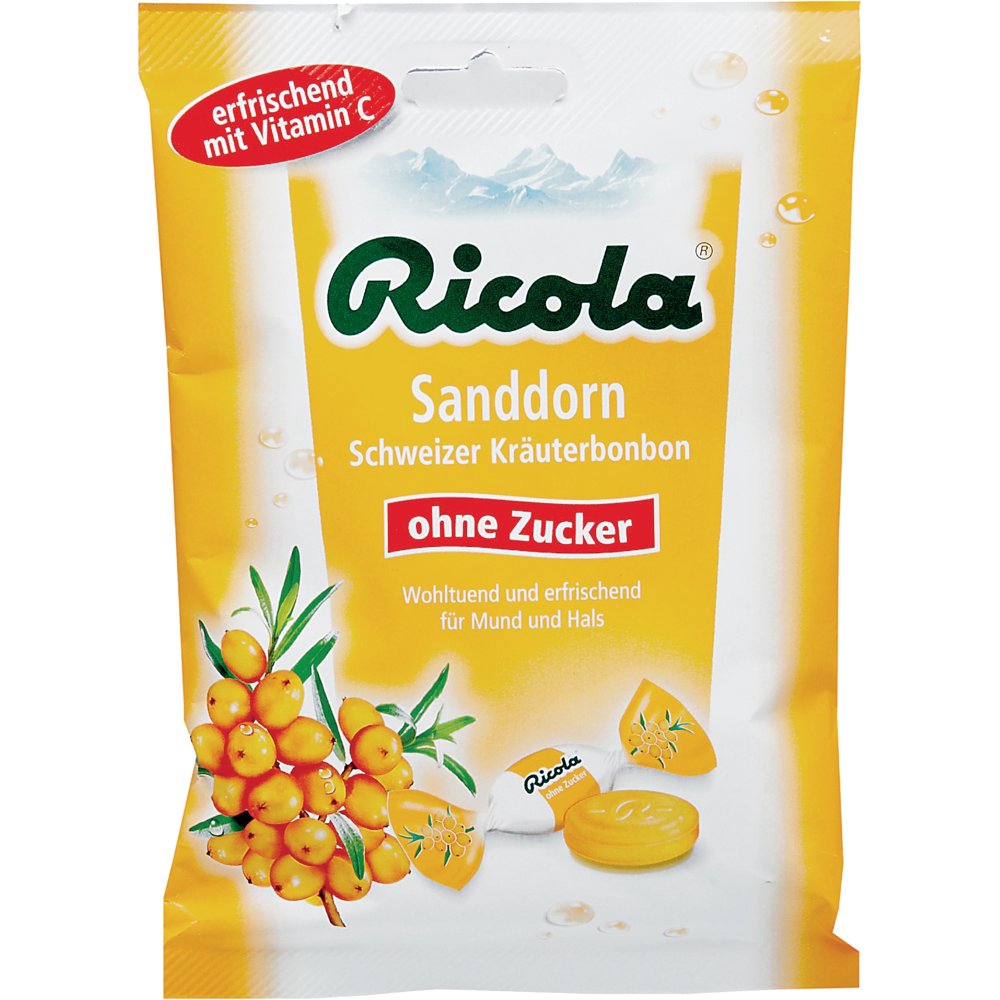 RICOLA o.Z.Beutel Sanddorn Bonbons