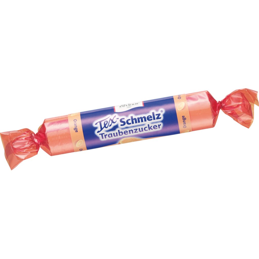 SOLDAN Tex Schmelz Traubenzucker Orange Rolle
