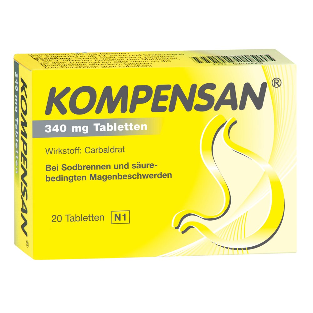 KOMPENSAN Tabletten 340 mg