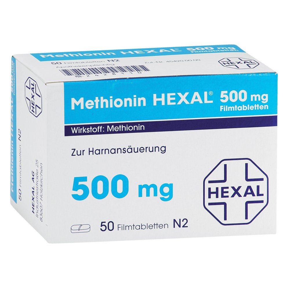 METHIONIN HEXAL 500 mg Filmtabletten