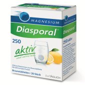 Magnesium-Diasporal® 250 aktiv Brausetabletten, 20 Stück