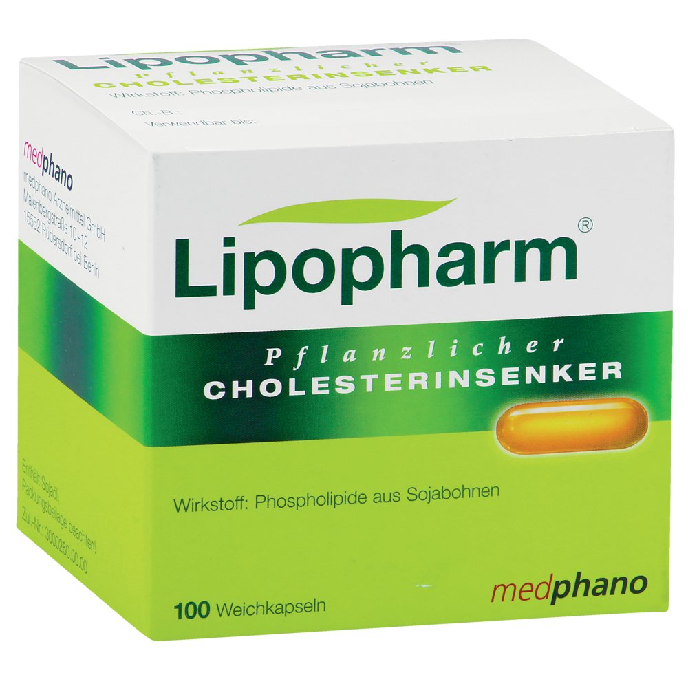 LIPOPHARM Pflanzlicher Cholesterinsenker Kapseln
