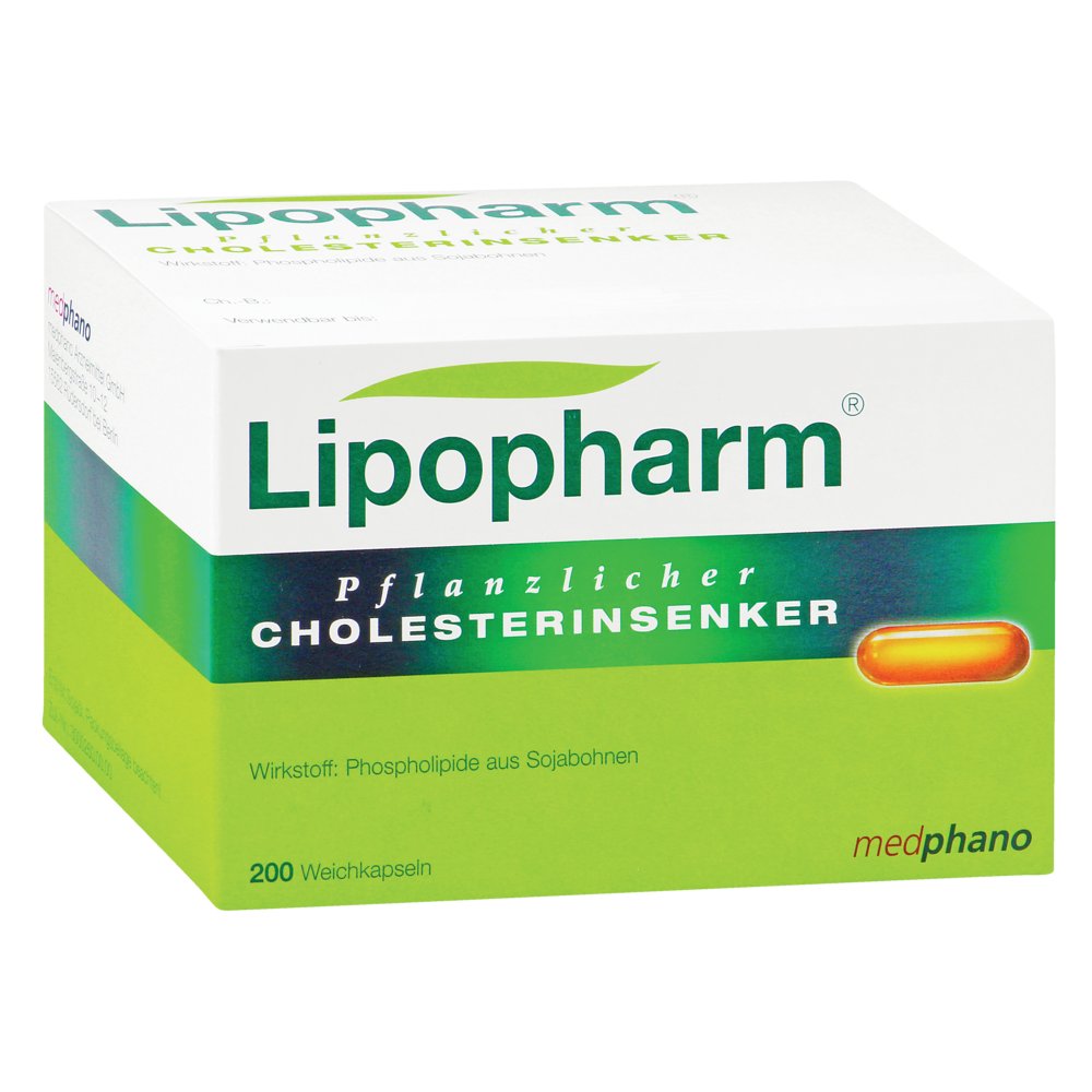 LIPOPHARM Pflanzlicher Cholesterinsenker Kapseln
