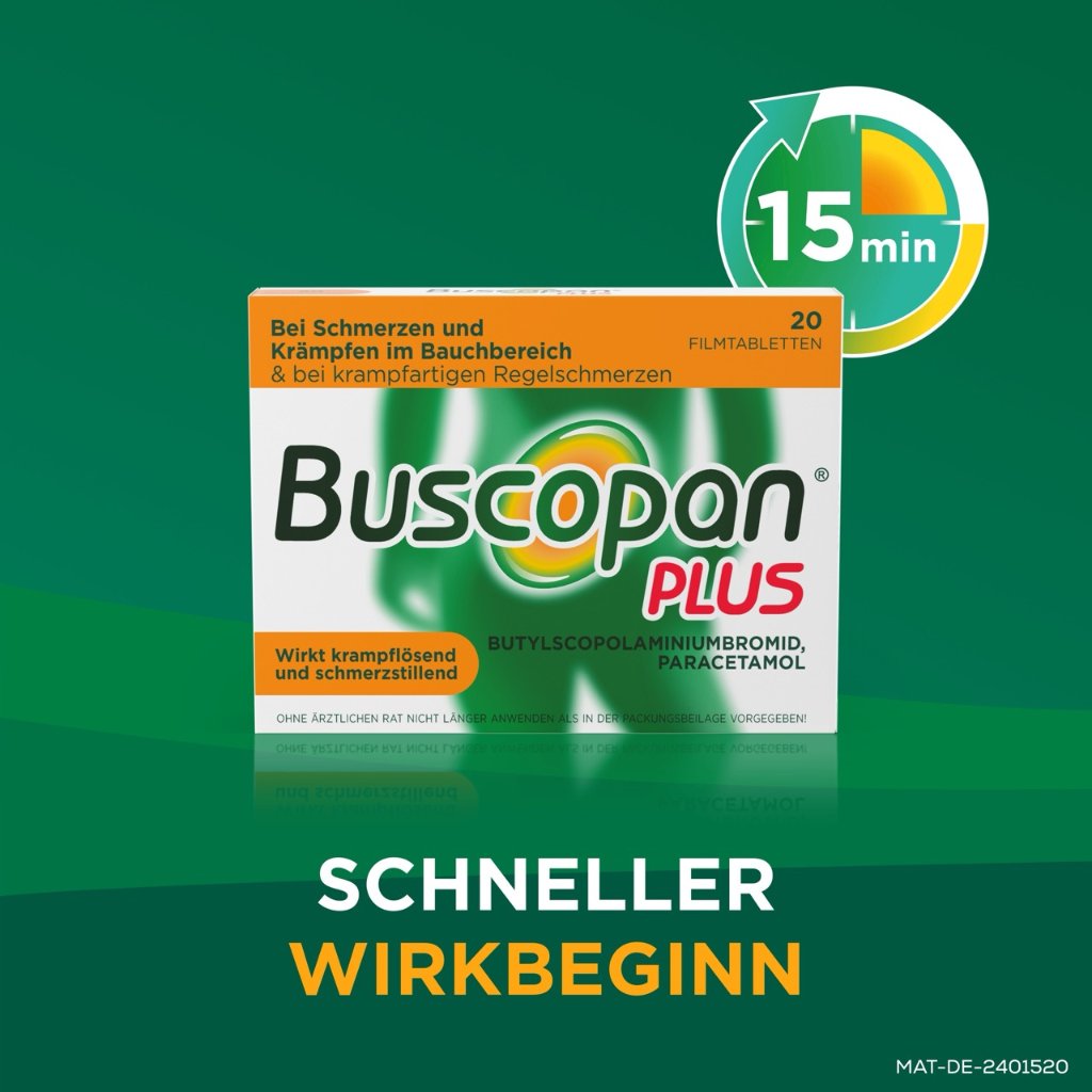 BUSCOPAN plus 10 mg/500 mg Filmtabletten