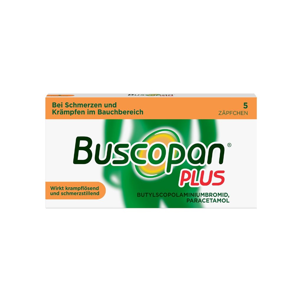 BUSCOPAN plus 10 mg/800 mg Suppositorien