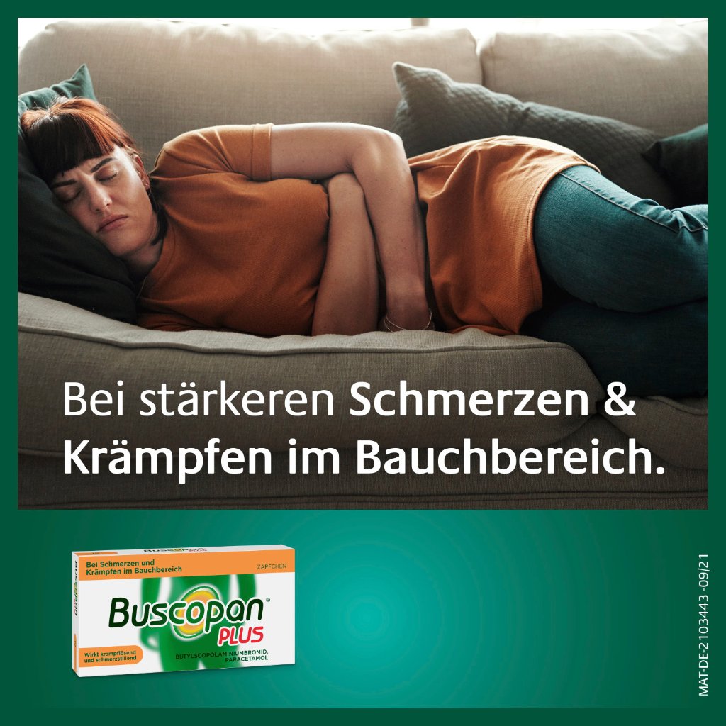 BUSCOPAN plus 10 mg/800 mg Suppositorien