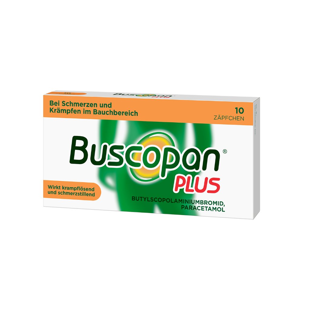 BUSCOPAN plus 10 mg/800 mg Suppositorien