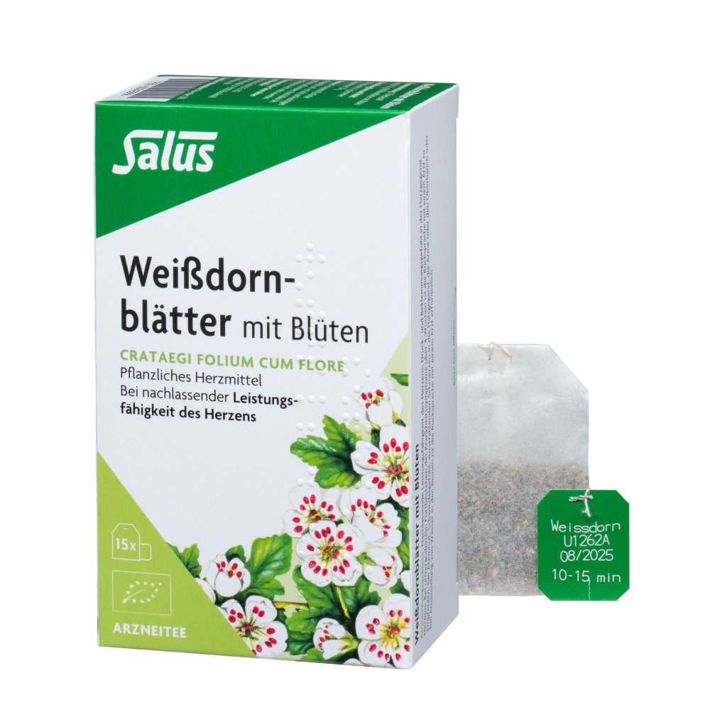 WEISSDORNBLÄTTER m.Blüten Arzneitee Bio Salus