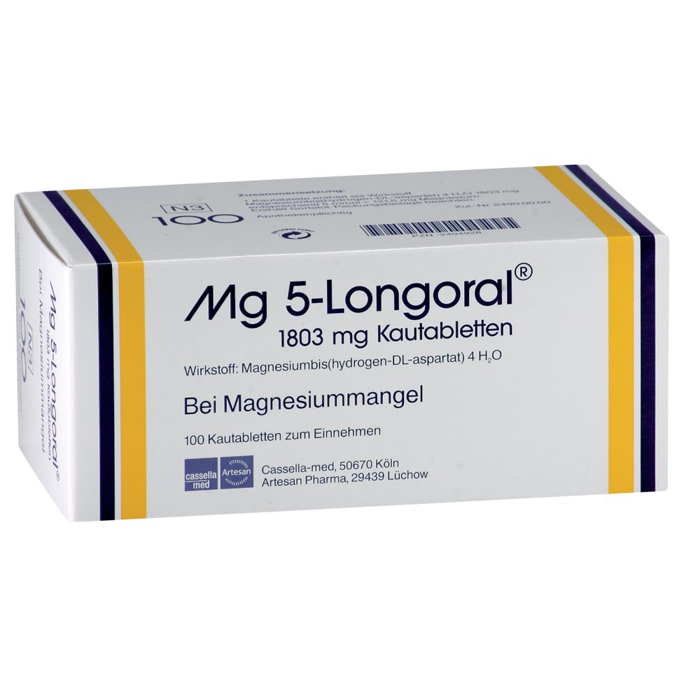 MG 5 LONGORAL Kautabletten