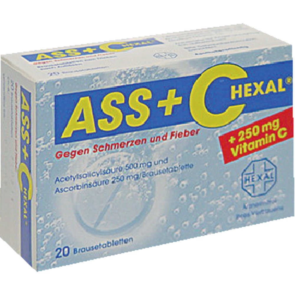 ASS + C HEXAL gegen Schmerzen u.Fieber Brausetabl.