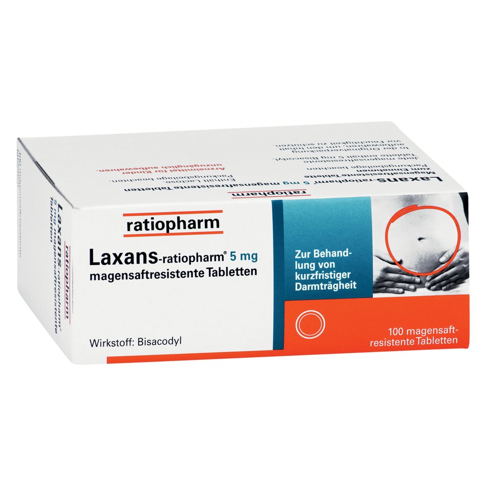 LAXANS-ratiopharm 5 mg magensaftres.Tabletten