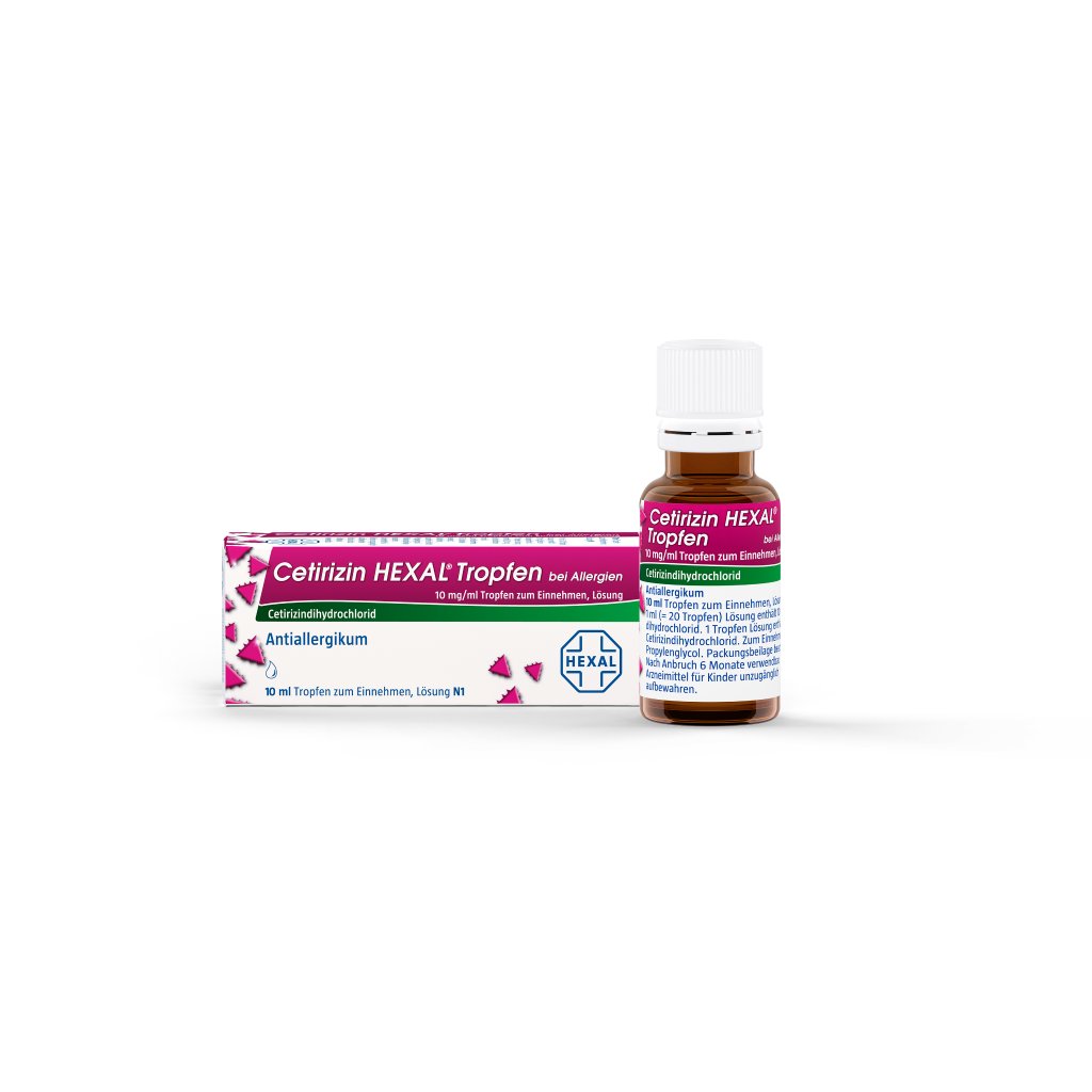 CETIRIZIN HEXAL Tropfen bei Allergien