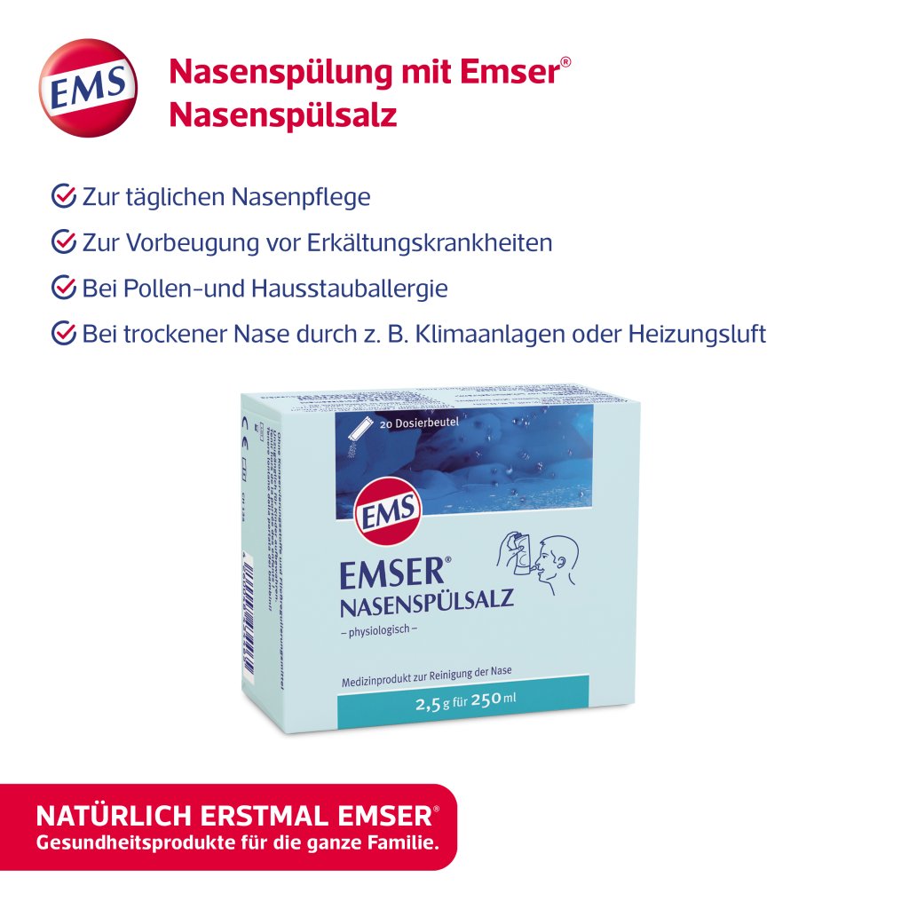 EMSER Nasenspülsalz physiologisch Btl.