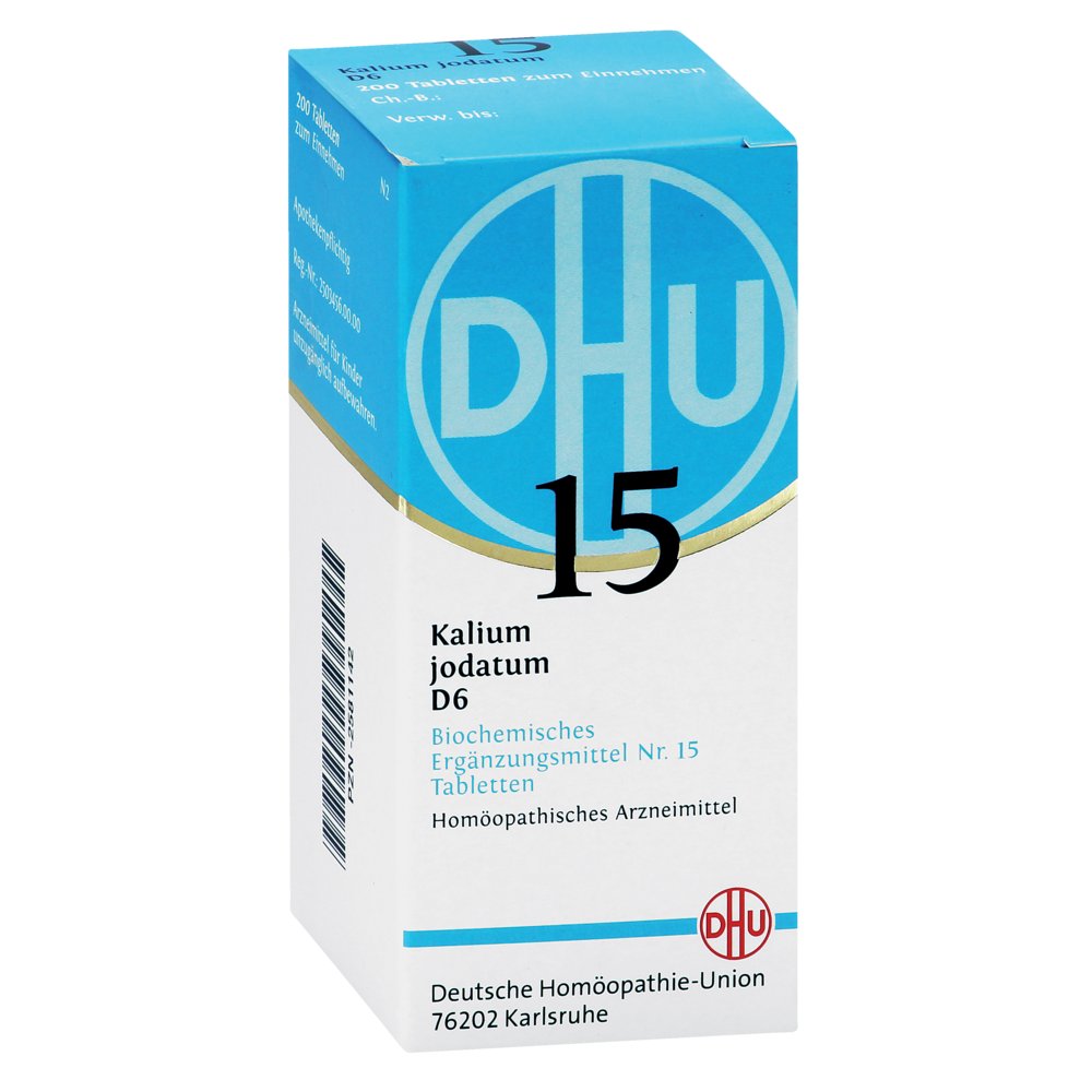 BIOCHEMIE DHU 15 Kalium jodatum D 6 Tabletten