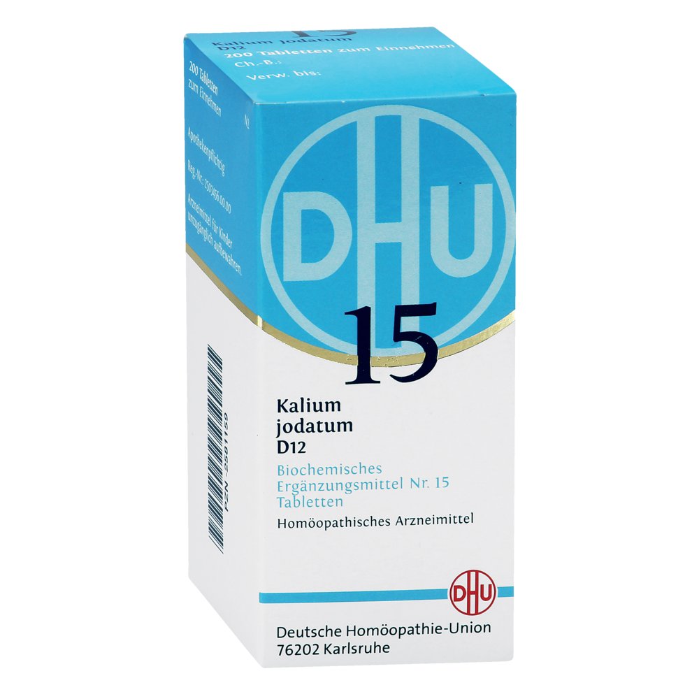 BIOCHEMIE DHU 15 Kalium jodatum D 12 Tabletten