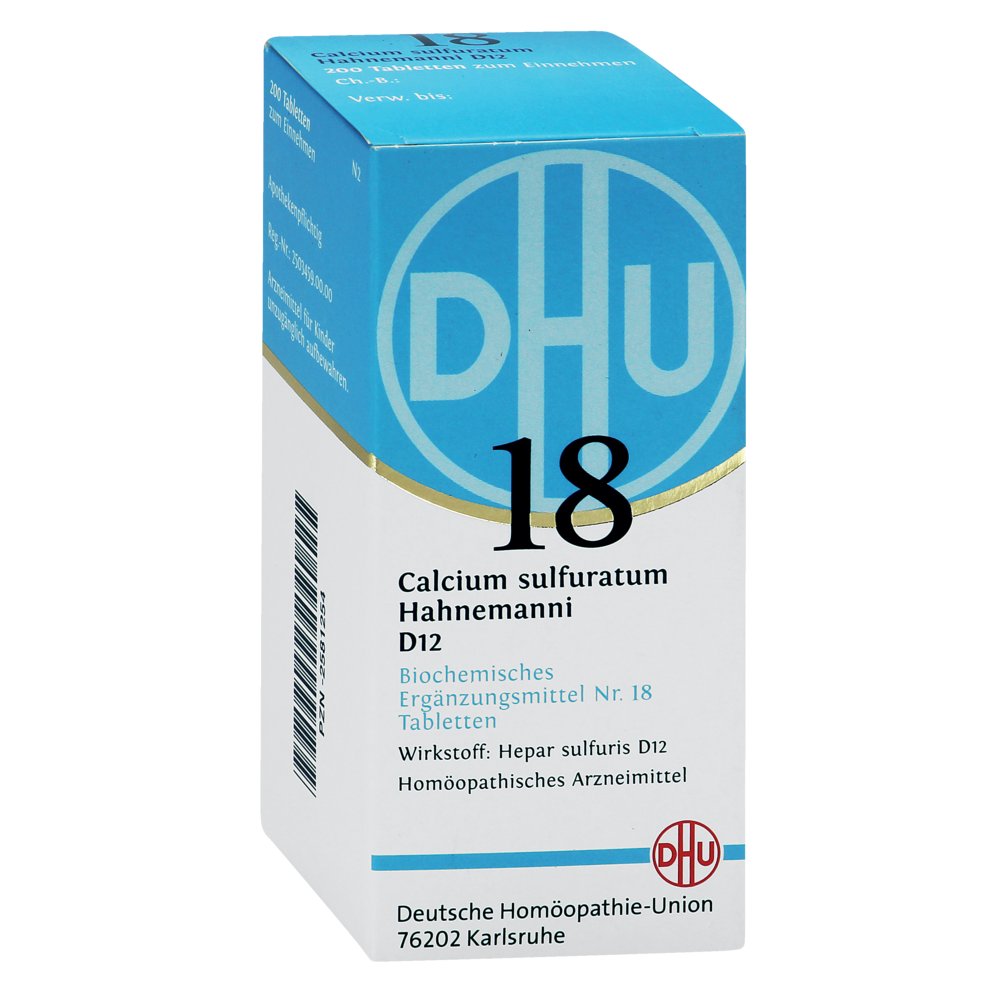 BIOCHEMIE DHU 18 Calcium sulfuratum D 12 Tabletten