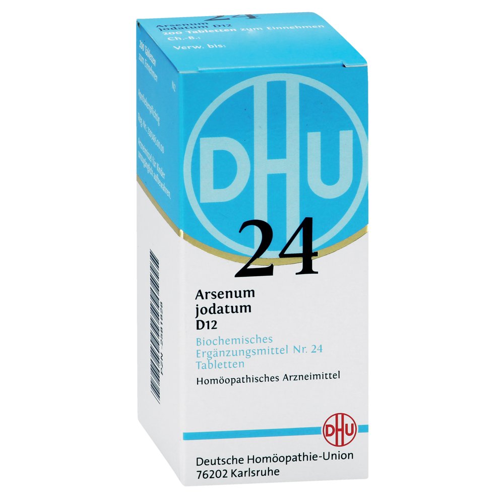 BIOCHEMIE DHU 24 Arsenum jodatum D 12 Tabletten