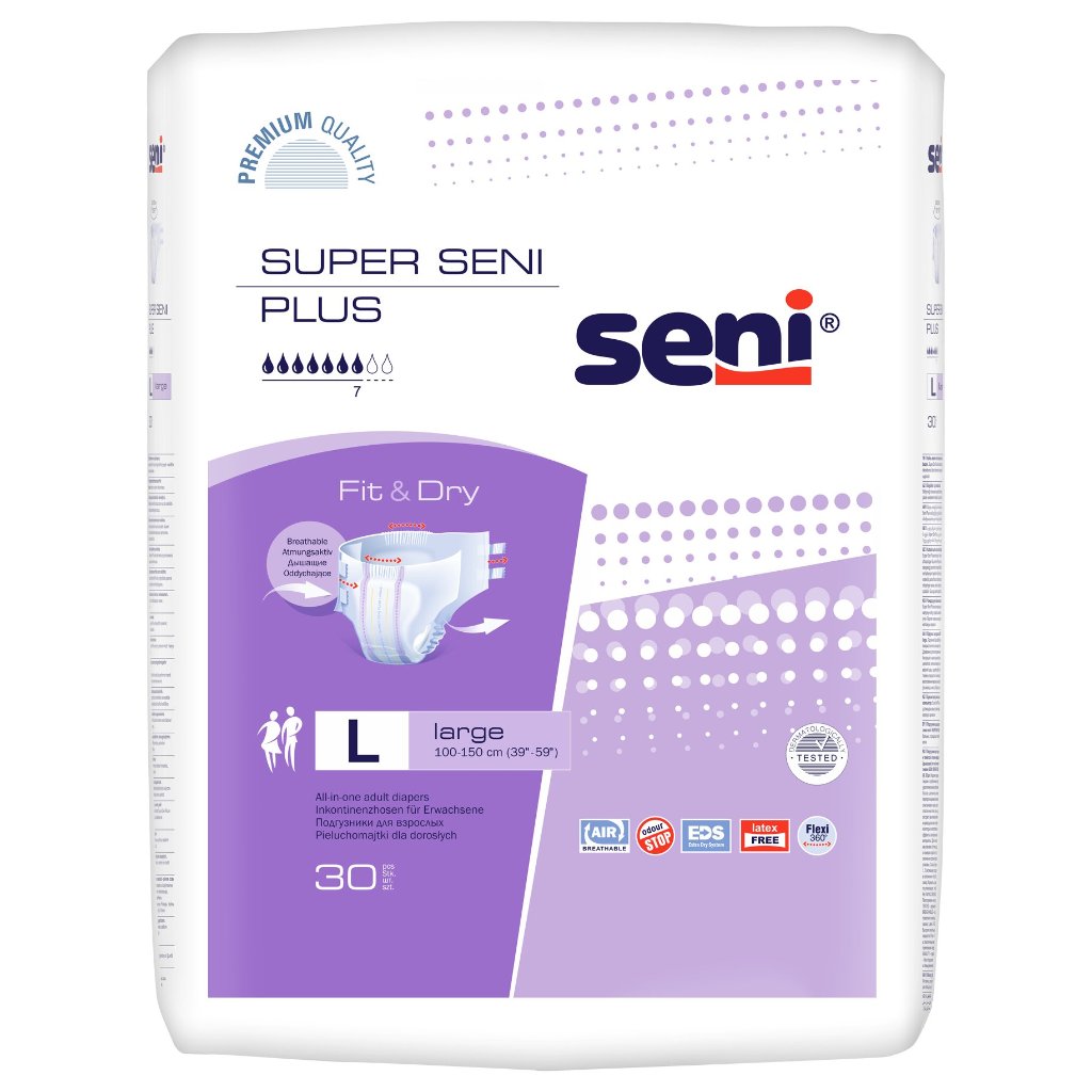 SUPER SENI Plus Inkontinenzhose Nacht f.E.Gr.3 L