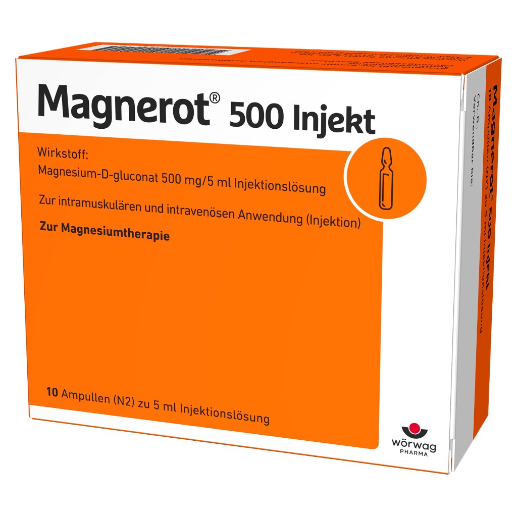 MAGNEROT 500 Injekt Ampullen