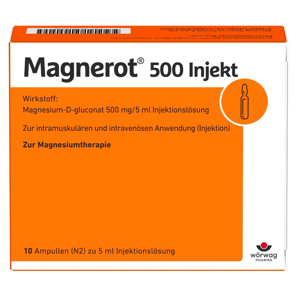MAGNEROT 500 Injekt Ampullen