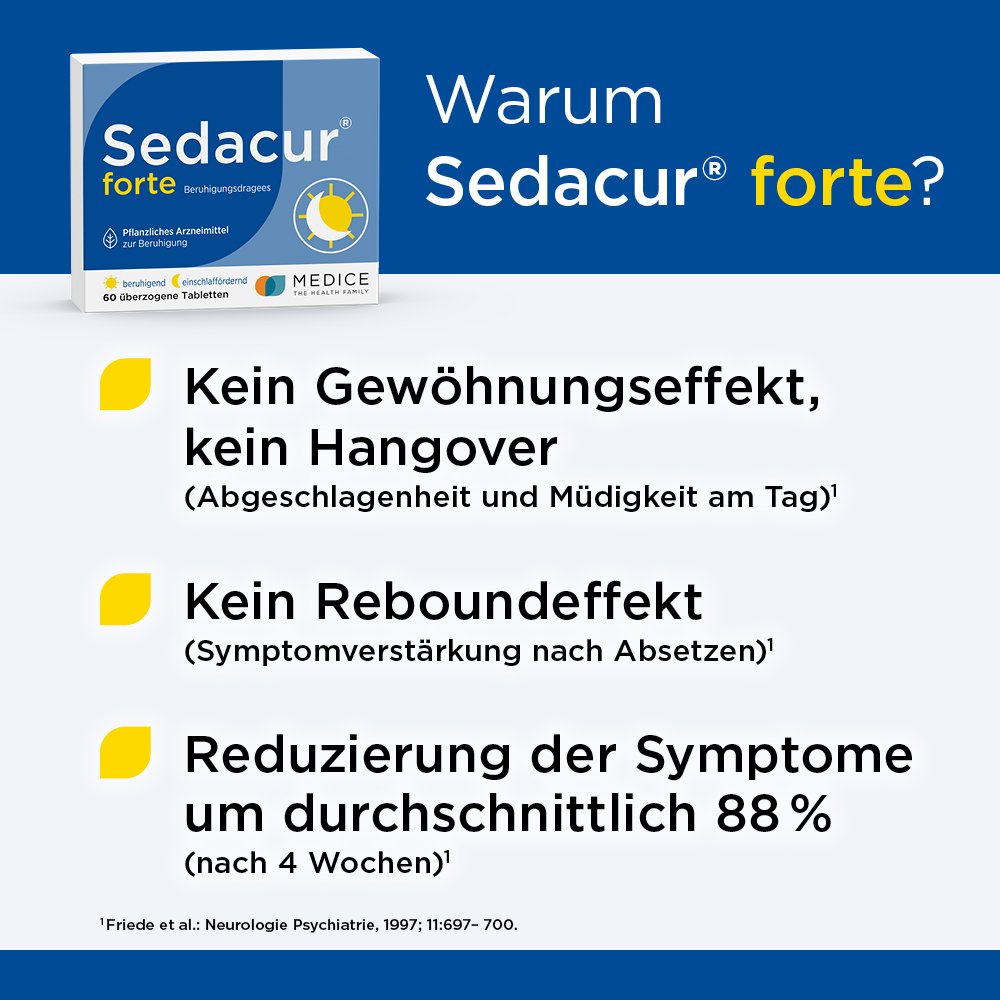 SEDACUR forte Beruhigungsdragees