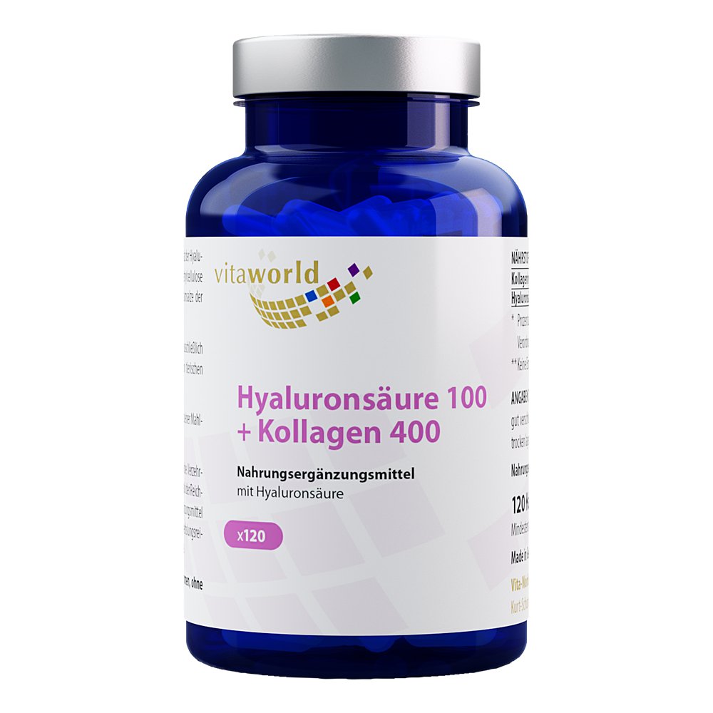 HYALURONSÄURE 100+Kollagen 400 Kapseln