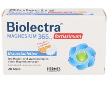 BIOLECTRA Magnesium 365 fortissimum Orange Br.Tab