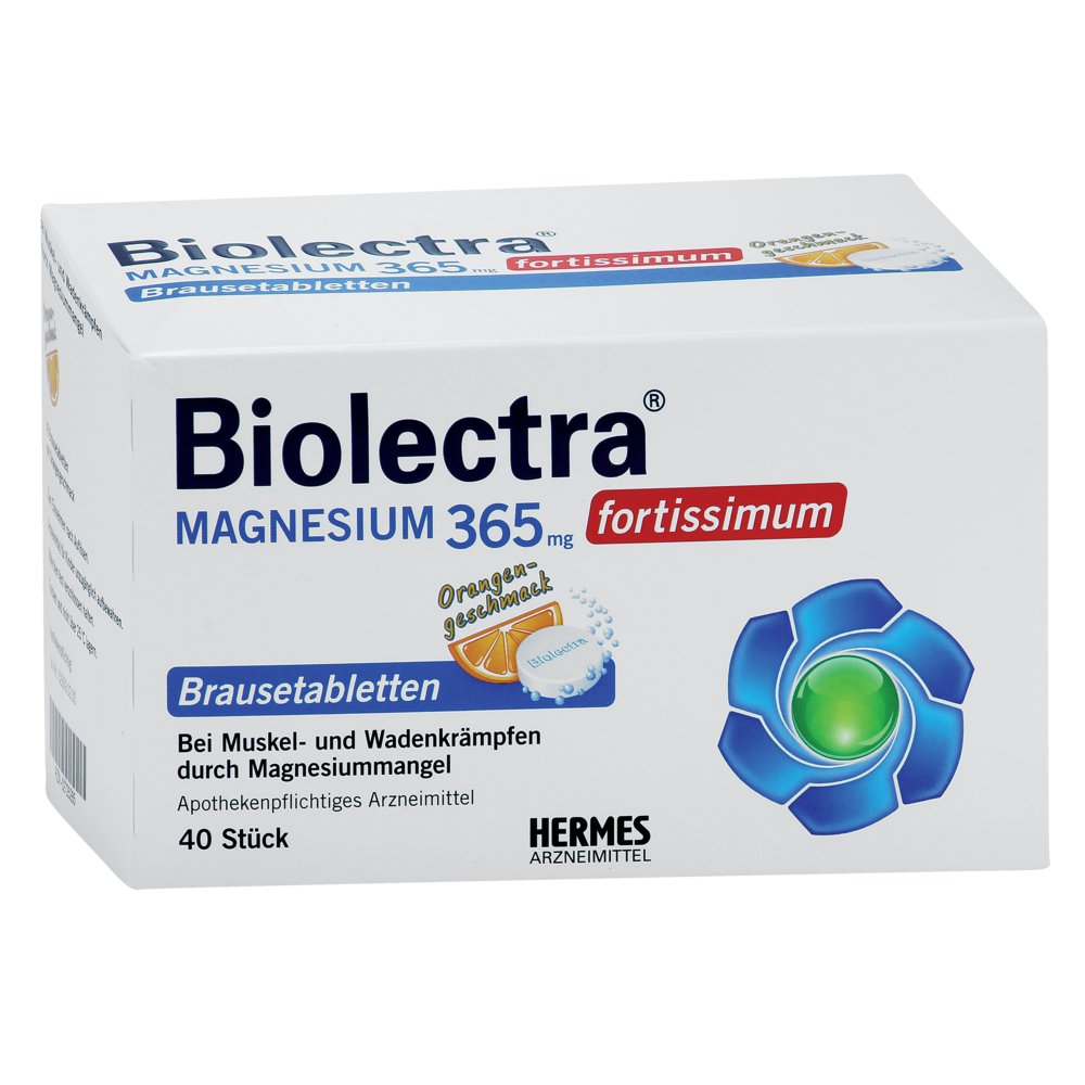 BIOLECTRA Magnesium 365 mg fortissimum Orange