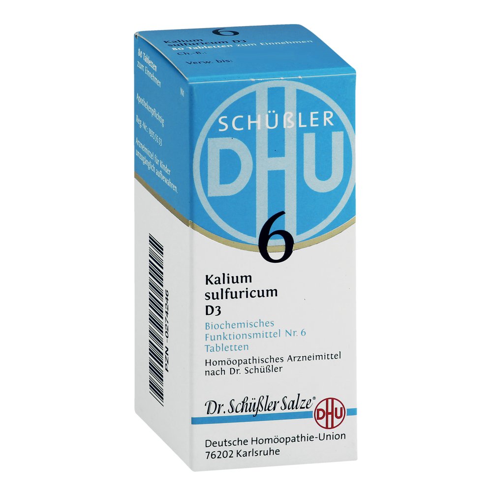 BIOCHEMIE DHU 6 Kalium sulfuricum D 3 Tabletten