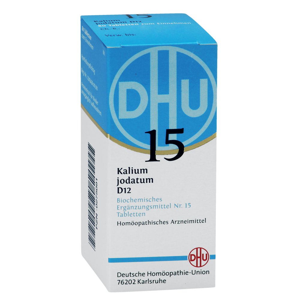 BIOCHEMIE DHU 15 Kalium jodatum D 12 Tabletten