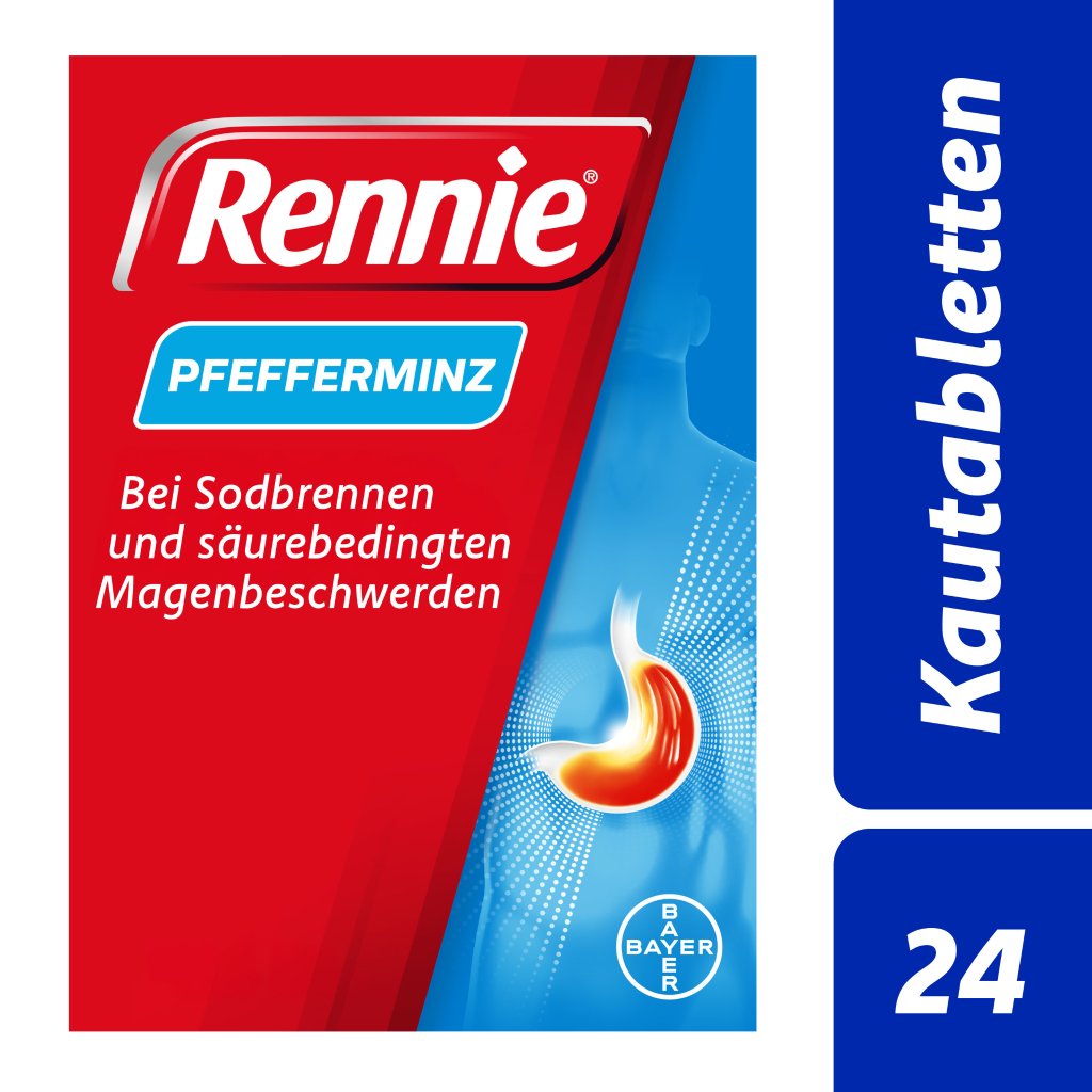 RENNIE Kautabletten Pfefferminz