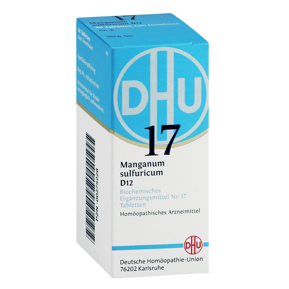 BIOCHEMIE DHU 17 Manganum sulfuricum D 12 Tabl.