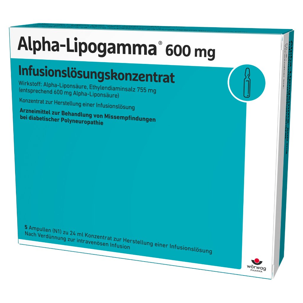 ALPHA-LIPOGAMMA 600 mg Infusionslsg.-Konzentrat