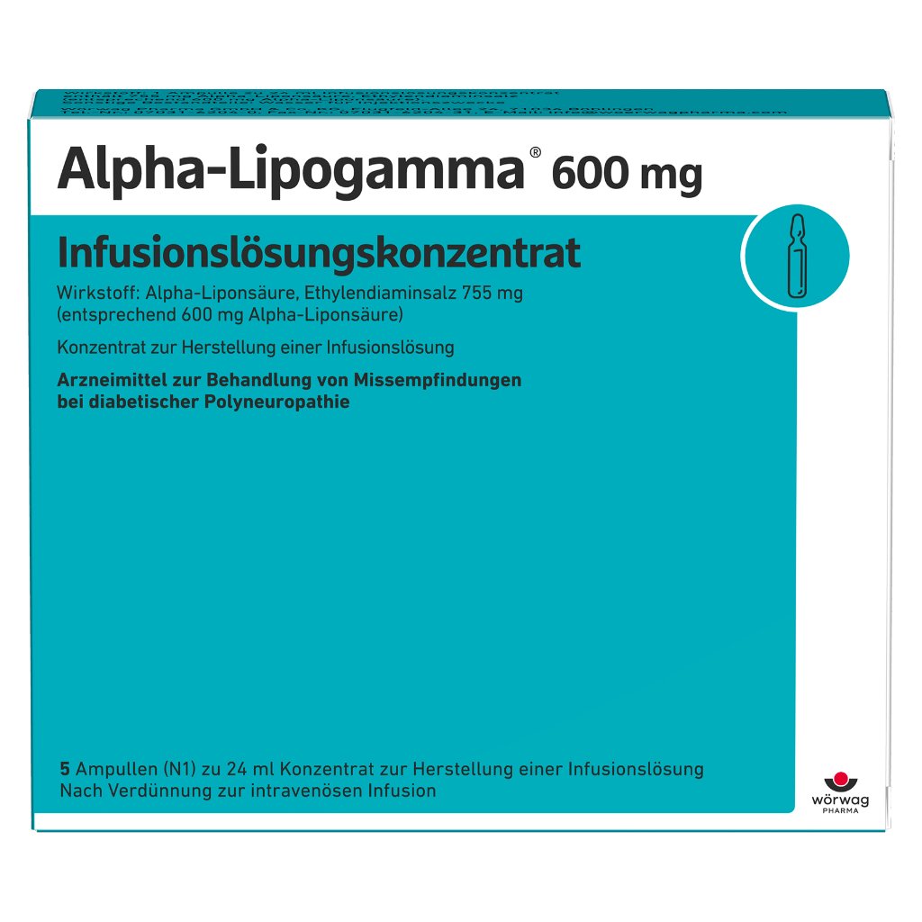 ALPHA-LIPOGAMMA 600 mg Infusionslsg.-Konzentrat