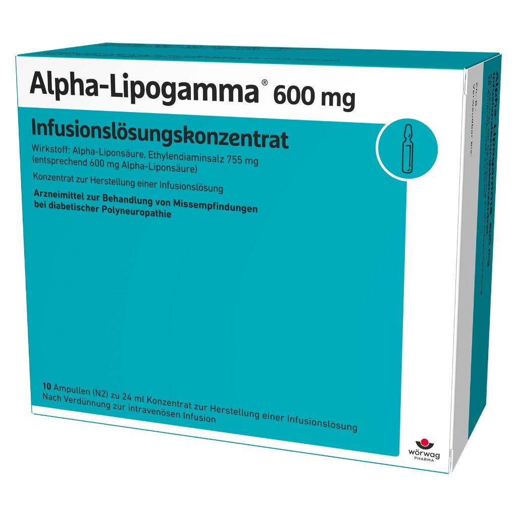 ALPHA-LIPOGAMMA 600 mg Infusionslsg.-Konzentrat