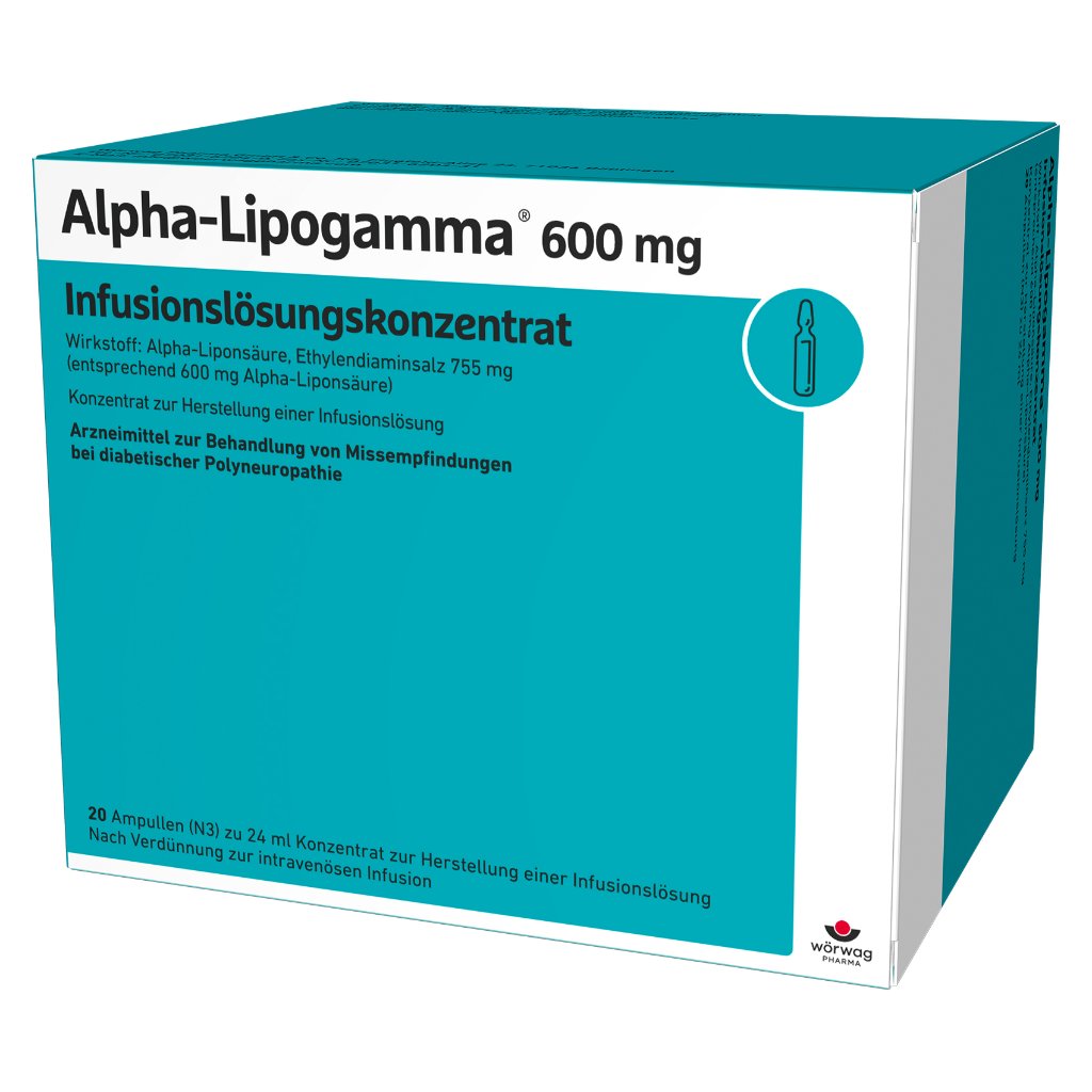 ALPHA-LIPOGAMMA 600 mg Infusionslsg.-Konzentrat