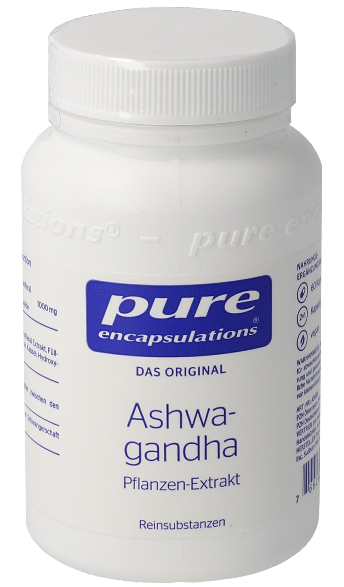 PURE ENCAPSULATIONS Ashwagandha Kapseln