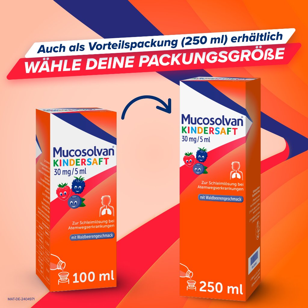 MUCOSOLVAN Kindersaft 30 mg/5 ml